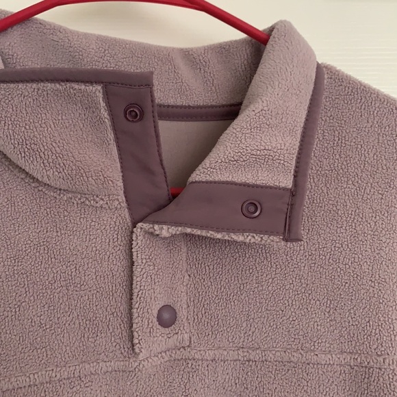 NWT!32 Degrees Ladies' Button Snap Fleece Pullover - Picture 2 of 5
